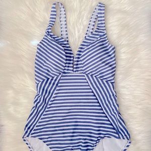 Blue stripe One piece